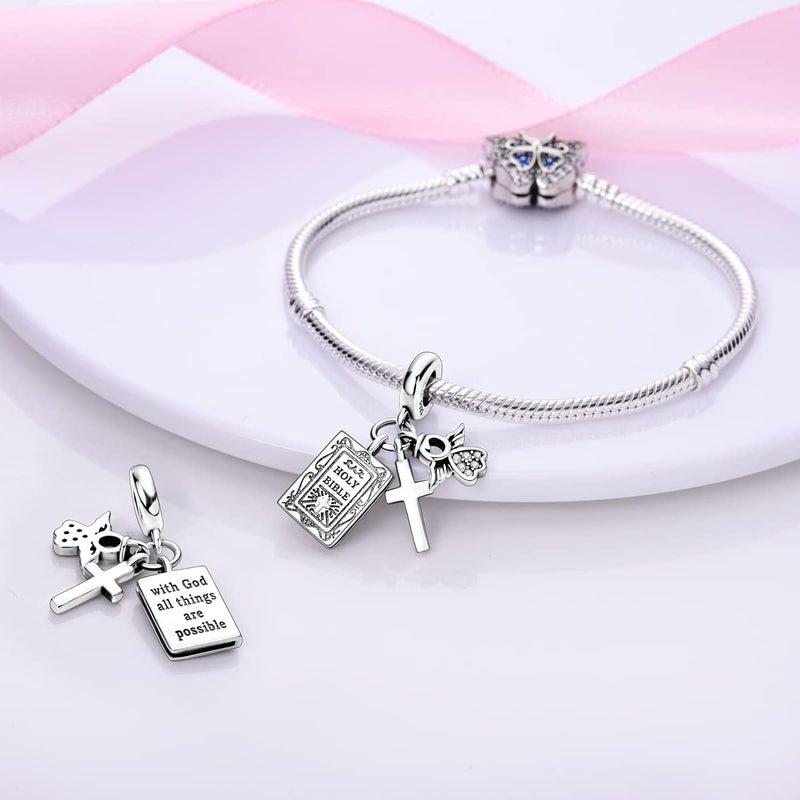 MULA 925 Sterling Silver Charms for Bracelets and Necklaces Butterfly Beads Dangle Pendants Jewelry Charms for Women - Image 2